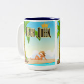 Buchenkönigin Zweifarbige Tasse (Vorderseite Links)