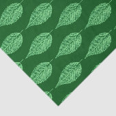 Buchenleaf Chalk Print, Deep Emerald Green Seidenpapier (Ausschnitt)