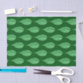 Buchenleaf Chalk Print, Deep Emerald Green Seidenpapier (Handwerk)