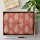 Buchenleaf Chalk Print, Mandarin Orange Seidenpapier (Geschenk)