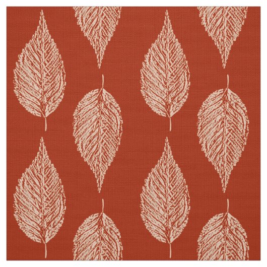 Buchenleaf Chalk Print, Mandarin Orange Stoff (Muster)