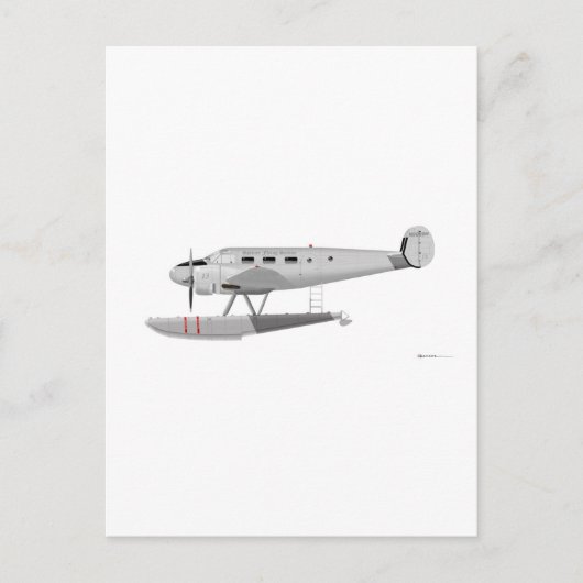 Buchenmodell 18 auf Floats Postkarte (Vorderseite)