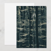 Buchenwald-Natur-Foto Feiertagskarte (Vorne/Hinten)