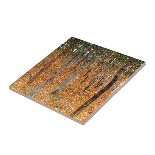 Buchenwald von Gustav Klimt Fliese (Seite)