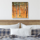 Buchenwald von Gustav Klimt Kunstkunst Canvas Prin Leinwanddruck (Insitu (Schlafzimmer))