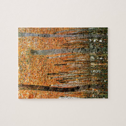 Buchenwald von Gustav Klimt Puzzle (Horizontal)