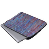 Buchenwald von Gustav Klimt, Vintager Jugendstil Laptopschutzhülle (Vorne Knopf)