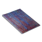 Buchenwald von Gustav Klimt, Vintager Jugendstil Notizblock (Rechte Seite)