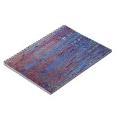 Buchenwald von Gustav Klimt, Vintager Jugendstil Notizblock (Linke Seite)