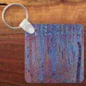 Buchenwald von Gustav Klimt, Vintager Jugendstil Schlüsselanhänger (Vorderseite)