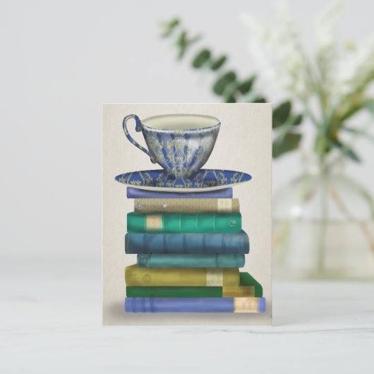 Bücher 3 postkarte (Stehend Vorderseite)