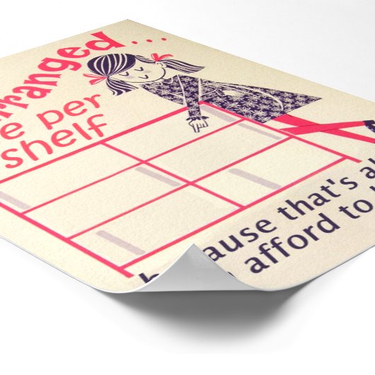 Bücher arrangierten Plakat (Ecke)