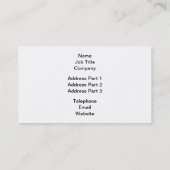 Bücher auf Regal. Dunkelrot. Visitenkarte (Rückseite)