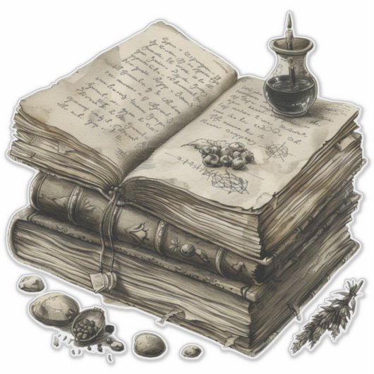 BÜCHER AUFKLEBER (Vorderseite)