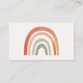 Bücher aus Terrakotta, in Form eines Regenbogens,  Begleitkarte (Rückseite)