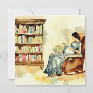 Bücher & Baby:Märchen und Fabeln, eine Babydusche Einladung