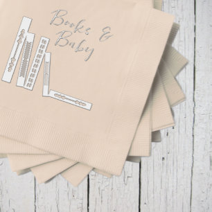 Bücher Baby Shower Servietten Mit Folie