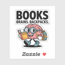 Bücher Backpacks Niedlich School Brain