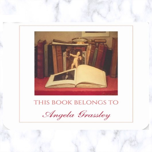 Bücher bearbeiten und Gläser verherrlichen Quadratischer Aufkleber