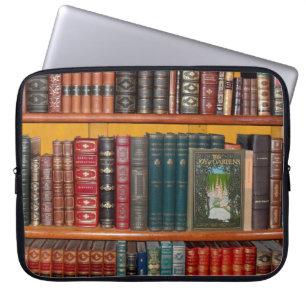 Bücher Bibliothek Bücherregal Buchladen Laptopschutzhülle
