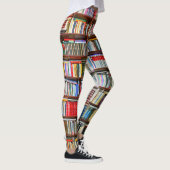 Bücher | Bibliothek | Stilvolles Muster | LEGGINGS (Rechts)