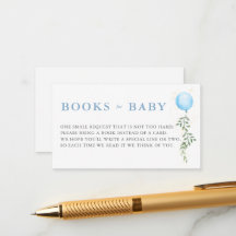 Bücher Blaue Ballon Sanfte Grüntöne Junge Baby Sho