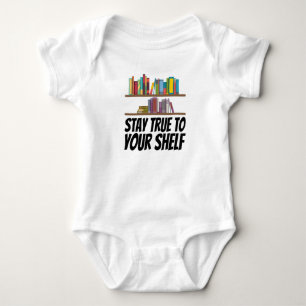Bücher - Bleibe an Ihrem Platz Baby Strampler