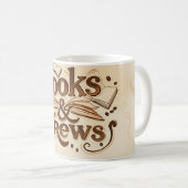 Bücher & Brews: Für Bibliophile Kaffeetasse (VorderseiteRechts)