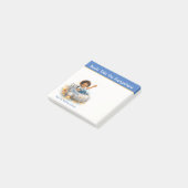 Bücher bringen dich überall hin Personalisierter B Post-it Klebezettel (angewinkelt)