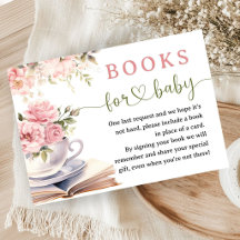 Bücher & Brunch Baby Shower Mädchen Tee Florales R