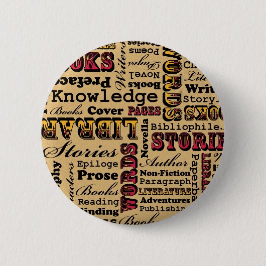 Bücher Bücher Bücher! Button (Vorderseite)