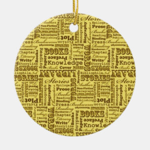 Bücher Bücher Bücher! Keramikornament