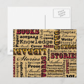 Bücher Bücher Bücher! Postkarte (Vorne/Hinten)