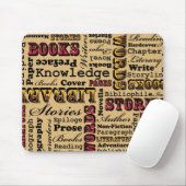 Bücher Bücher! Mousepad (Mit Mouse)