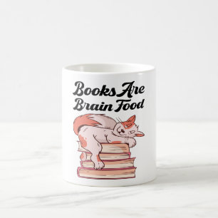 Bücher - Bücher sind Hirnfutter Kaffeetasse