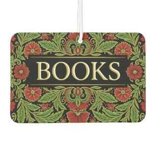 Bücher Bücherliebhaber Schriftsteller Leser Biblio Autolufterfrischer