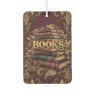 Bücher Bücherliebhaber Schriftsteller Leser Biblio Autolufterfrischer