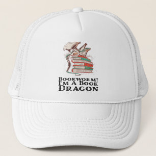 Bücher - Buchwurm? Ich bin ein Buchdrache Truckerkappe