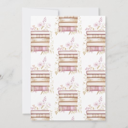 Bücher & Bühnenbücher - Einladung zur Brautdusche (Rückseite)