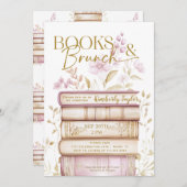 Bücher & Bühnenbücher - Einladung zur Brautdusche (Vorne/Hinten)