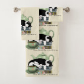 Bücher Cat Tee Niedlich Badhandtuch Set (Insitu)