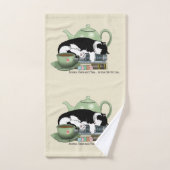 Bücher Cat Tee Niedlich Badhandtuch Set (Handtuch)