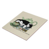 Bücher Cat Tee Niedlich Fliese (Seite)