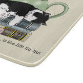 Bücher Cat Tee Niedlich Schneidebrett (Ecke)