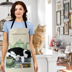 Bücher Cat Tee Niedlich Schürze