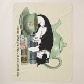 Bücher Cat Tee Niedlich Sherpadecke (Vorderseite)