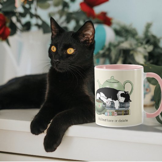 Bücher Cat Tee Niedlich Tasse