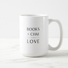 Bücher + Chai = Liebe Tasse