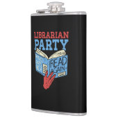 Bücher - Das librarian Party Book Lover Gift Flachmann (Links)