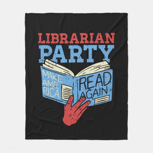 Bücher - Das librarian Party Book Lover Gift Fleecedecke (Vorderseite)